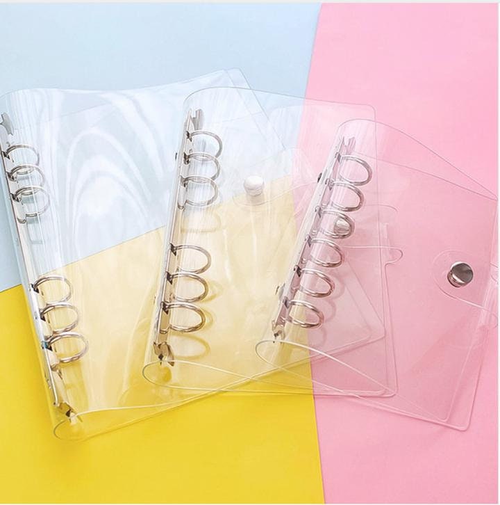 PVC Clear Ring Planner Ring Transparent Planner Binder Planner Etsy