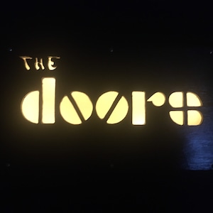 The Doors illuminated wall plaque