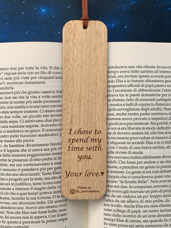 Wooden Lord of the Rings Bookmark