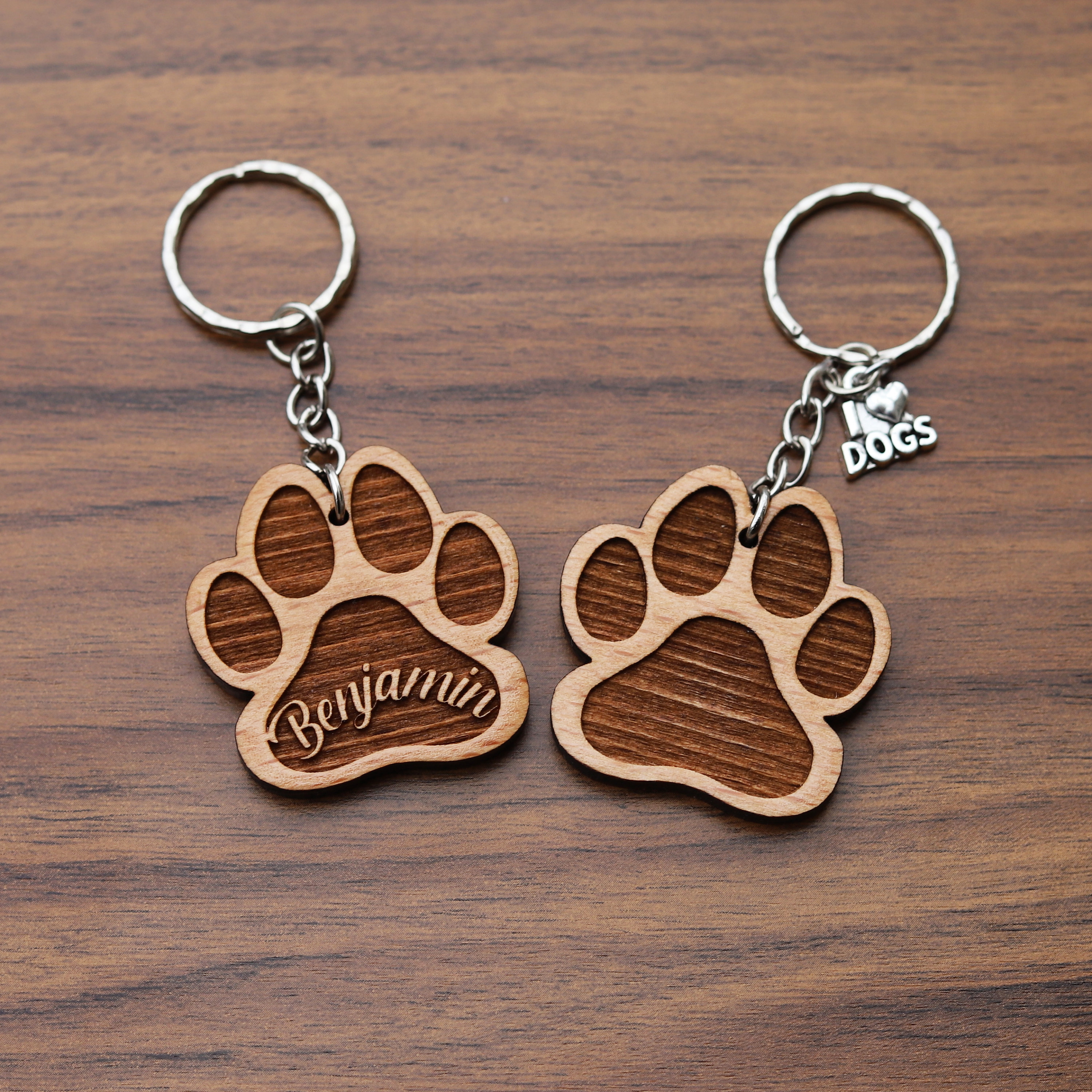 Llavero Mascota Personalizado - Wooden Love