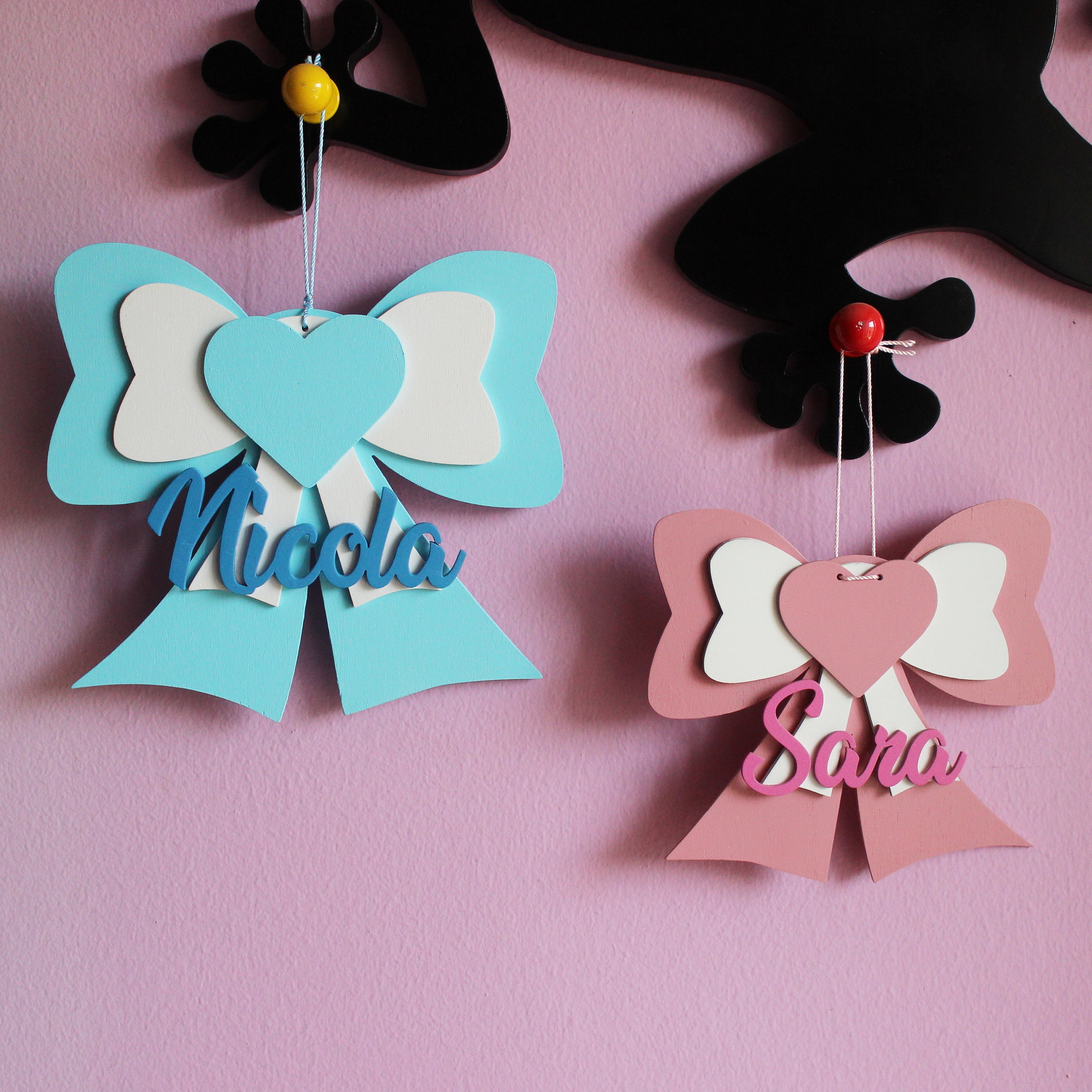 Nome per Fiocco Nascita Personalizzato in Legno – Smart Print