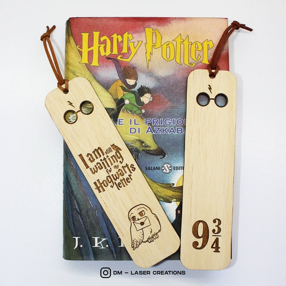 Harry Potter Wooden Bookmark Personalized Gift for Kids, Boys, Birthday,  Christmas Laser Cut Bookmark 