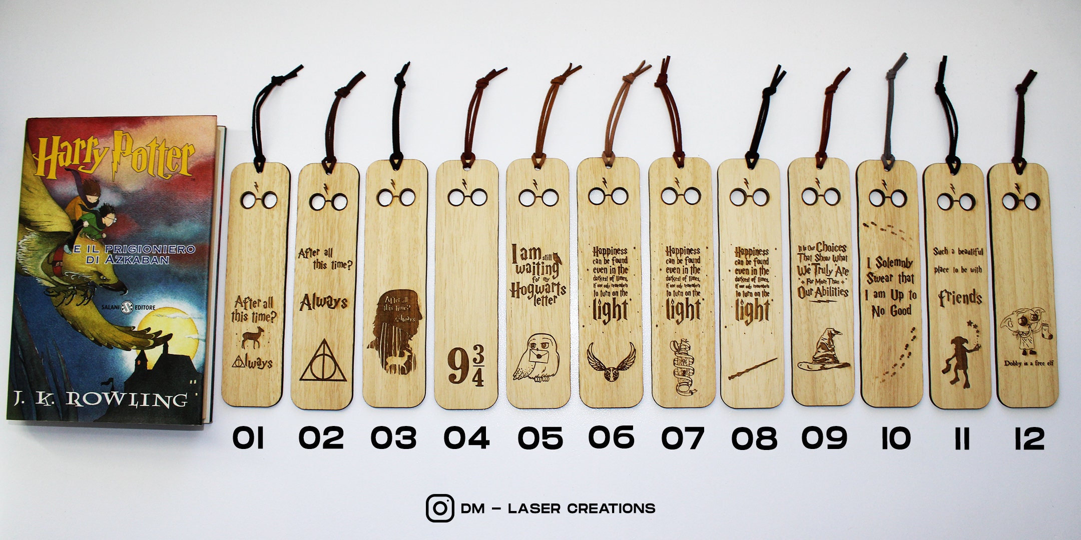 Harry Potter Wooden Bookmark Personalized Gift for Kids, Boys, Birthday,  Christmas Laser Cut Bookmark -  Norway