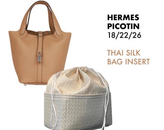 Bolsa interna premium em seda tailandesa para Picotin Micro 18/22/26