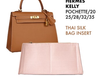 MERANDI Bag Insert for Kelly - Customisable from Premium Thai Silk