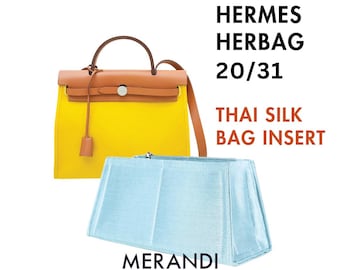 Inserto para bolso de seda tailandesa de primera calidad – Organizador Herbag