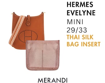 Inserto de seda tailandesa para bolso Evelyne, personalizable.