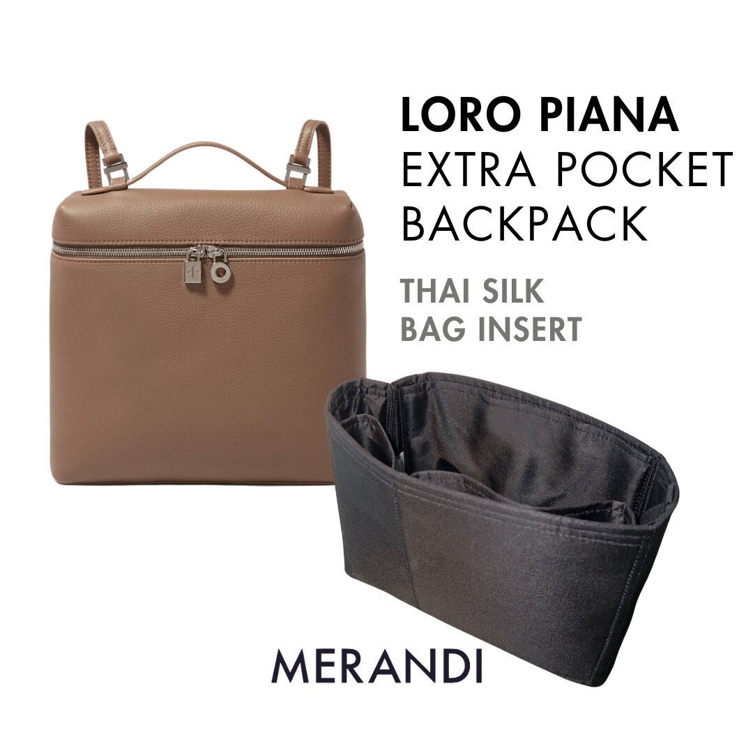 MERANDI Bag Insert for Loro Piana Extra Pocket Backpack - Perfect