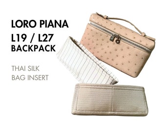 Inserto de seda tailandesa para bolsa Loro Piana L19 L27 – Bolso extra