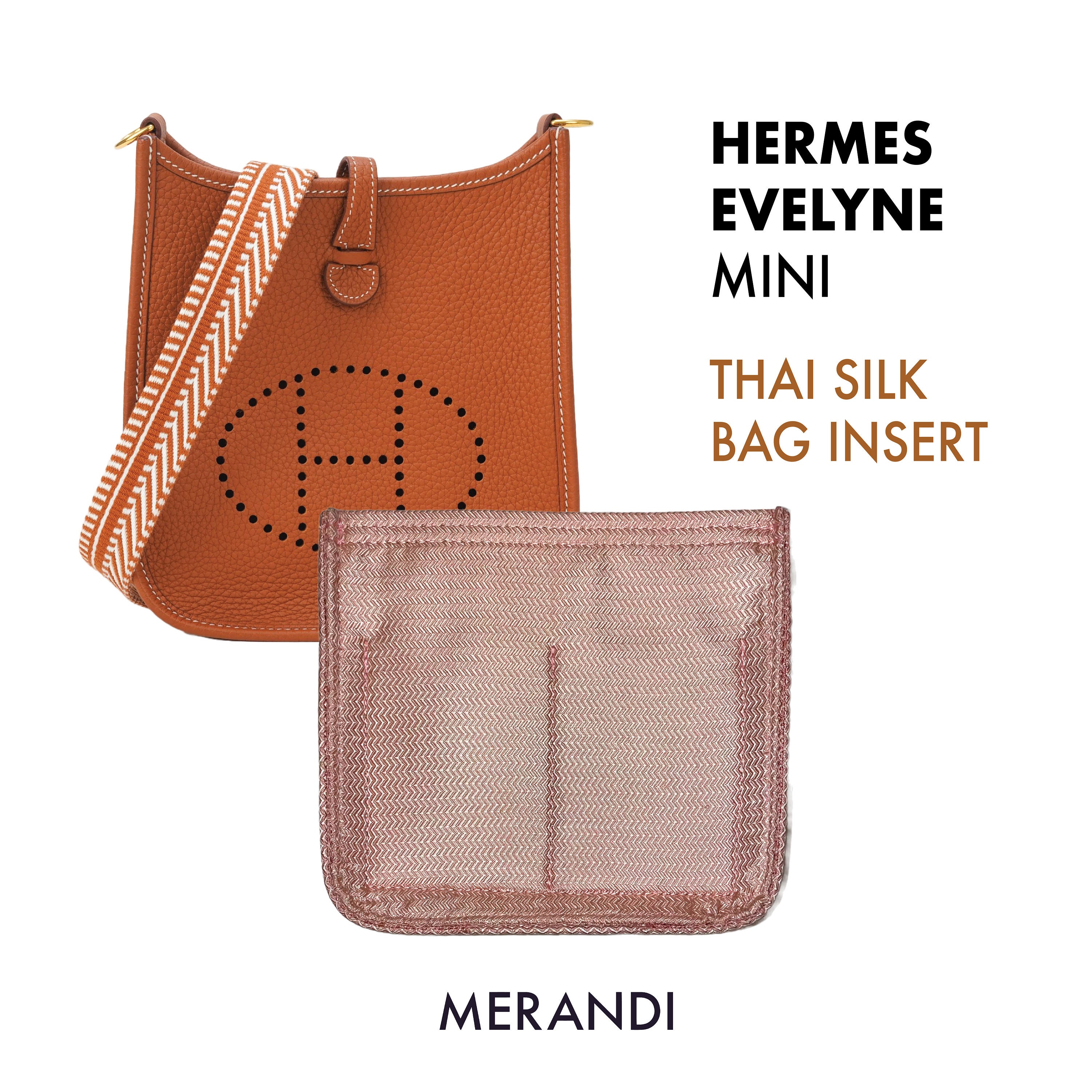 Hermès Mini Evelyne Leather Handbag