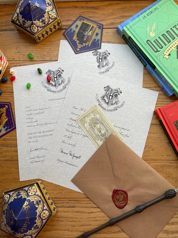 Customized Hogwarts Acceptance Letter Printable