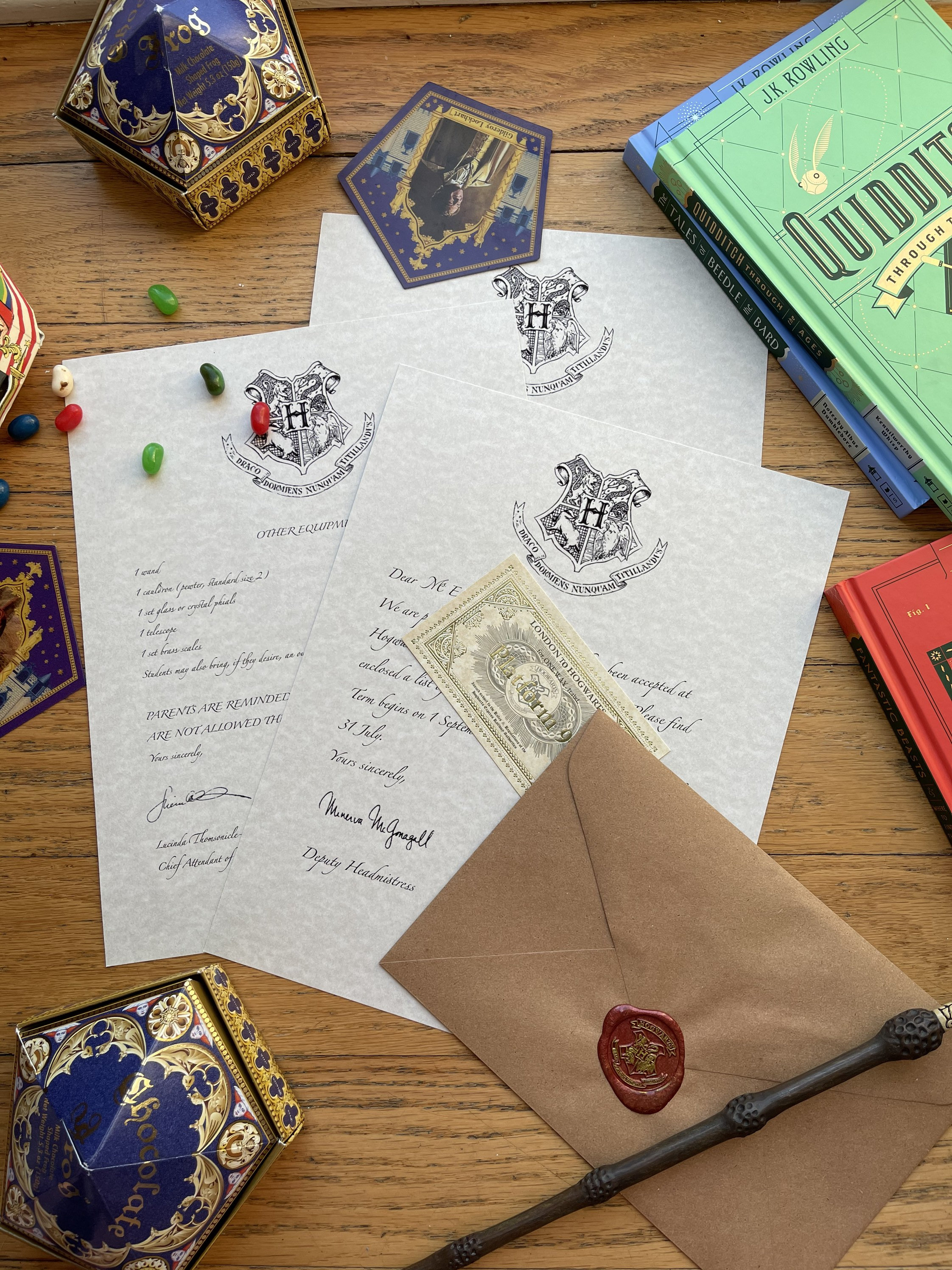 Customized Hogwarts Acceptance Letter | Etsy