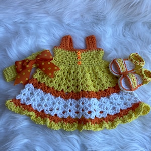 Baby Girl Sundress, Headband and Shoes