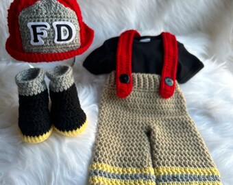 Baby Costume - Outfit- Fireman Outfit