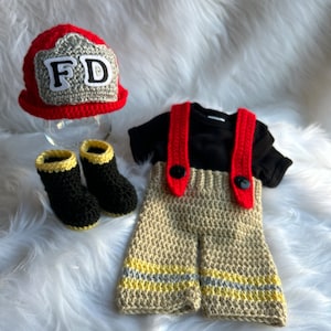 Baby Costume - Outfit - Fireman Outfit