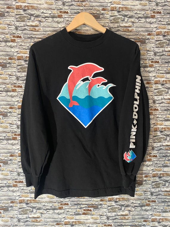 Dolphin Long Sleeve Shirt M Etsy