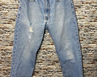 Details about / Levi Strauss 550 Blue Vintage Jeans Size 34 x 30 USA
