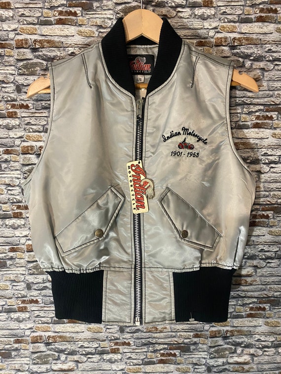 Vintage 70s/80s womens Indian Motorcycle vest With