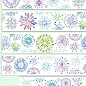 XJY Fireworks 1 | One Loop Sample PET Tape | Fireworks Stickers, Junk Journal supplies, planner sticker, Scrapbooking