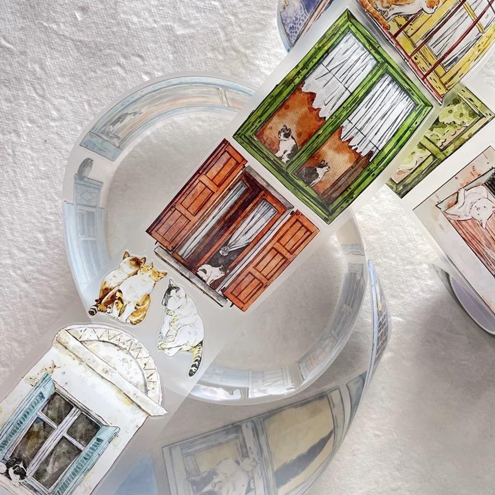 New DD Studio in and Out | One Loop Sample or Roll Kiss-cut PET Tape ...
