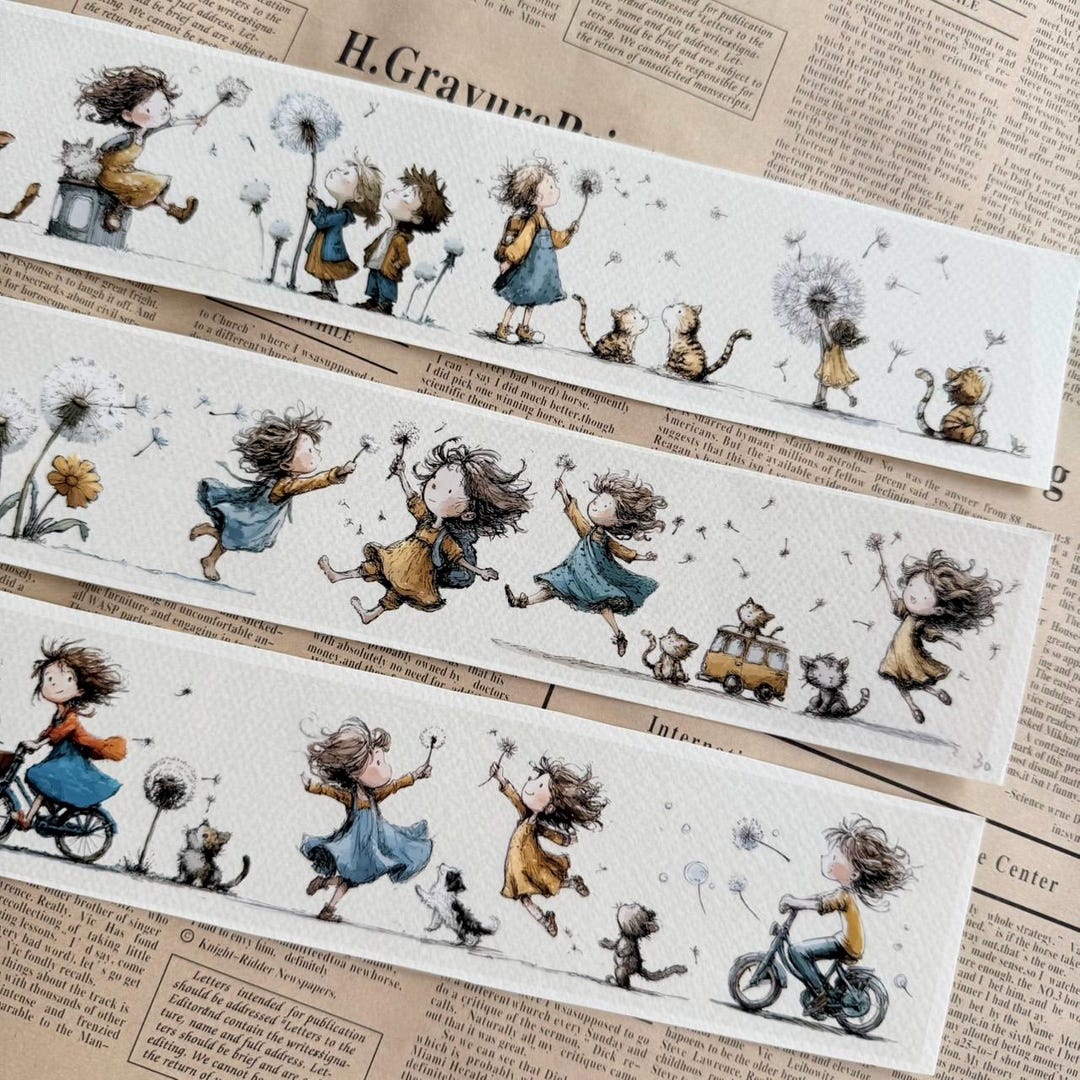 Neverland Magic Dandelion | One Loop Sample or Roll PET Tape | People ...