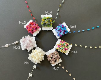 Avril Yarn Samples (Group7) for junk journals, gift wrapping, craft yarn, art journal, mixed media, 3m length, Twine, Scrapbooking Supply