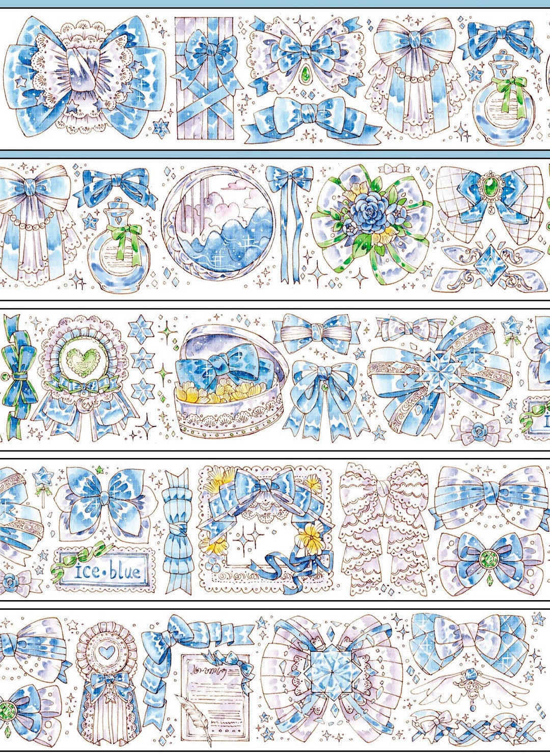 BSJ Poem for You | One Loop Sample or Roll PET Tape | Bow Tie Stickers ...