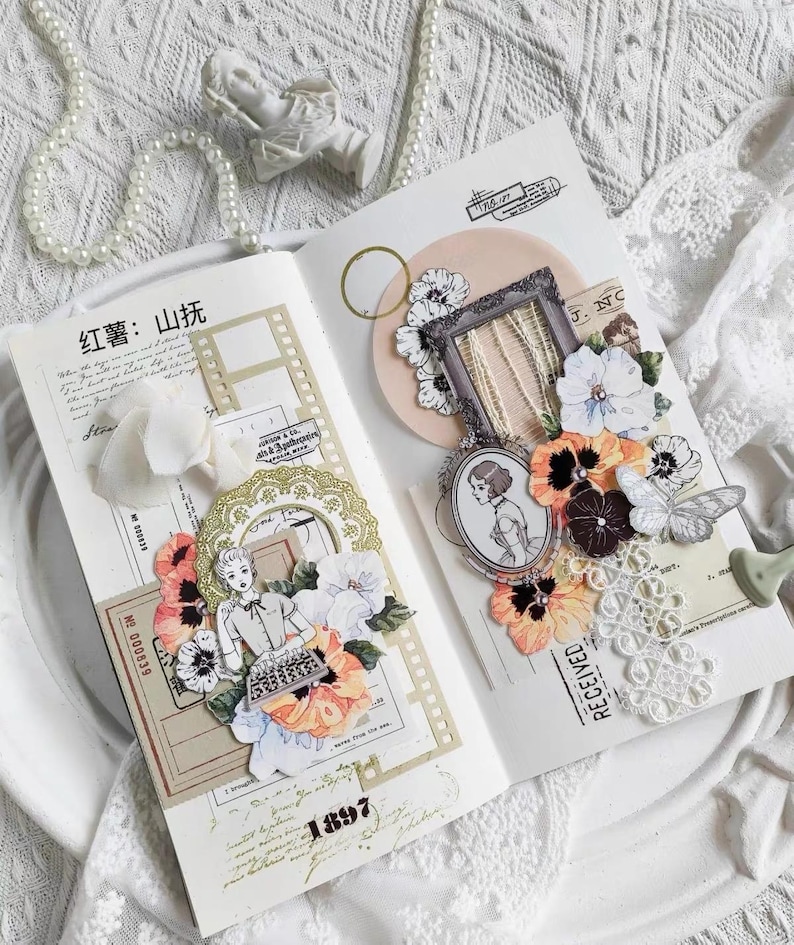 Yier Pansy Postcards | One Loop Sample or Roll PET Tape | Flower ...