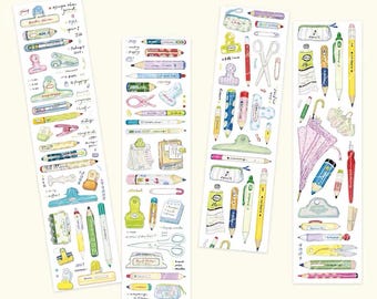 Duof Daily Tools | One Loop Sample or Roll Kiss-cut PET Tape | Tool Stickers, Junk Journal Supplies, Planner Sticker, Scrapbooking