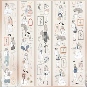 Yier My Girl | One Loop Sample or Roll PET Tape | People Stickers, Junk Journal Supplies, Planner Sticker, Scrapbooking Supplies