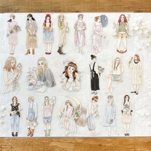 Windry R. x 63penhouse Sweetheart | One Loop Sample or Roll PET Tape | People stickers, Junk Journal supplies, planner sticker, Scrapbooking