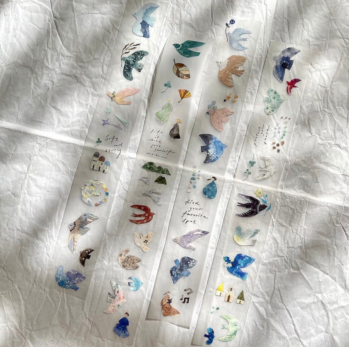 Ⓜ︎ ☆海外マステ☆ Pion さん Bird （PET） Pion Bird - Etsy