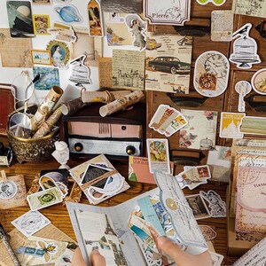 150pcs Assorted Ephemeral Vintage Junk Journal Kit#2, Junk Journal Material, Ephemeral Style Scrap Paper, Scrapbook Embellishment
