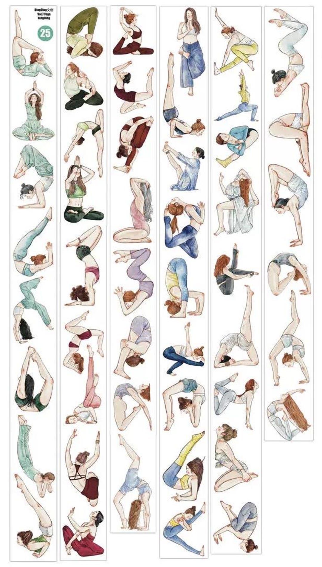 New DD Studio Yoga | One Loop Sample or Roll Kiss-cut PET Tape | People ...