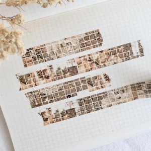 CWG Worn Tiles | Washi Tape | Washi Stickers, Junk Journal Supply, Planner Sticker, Scrapbook, Collage, Happy Mail