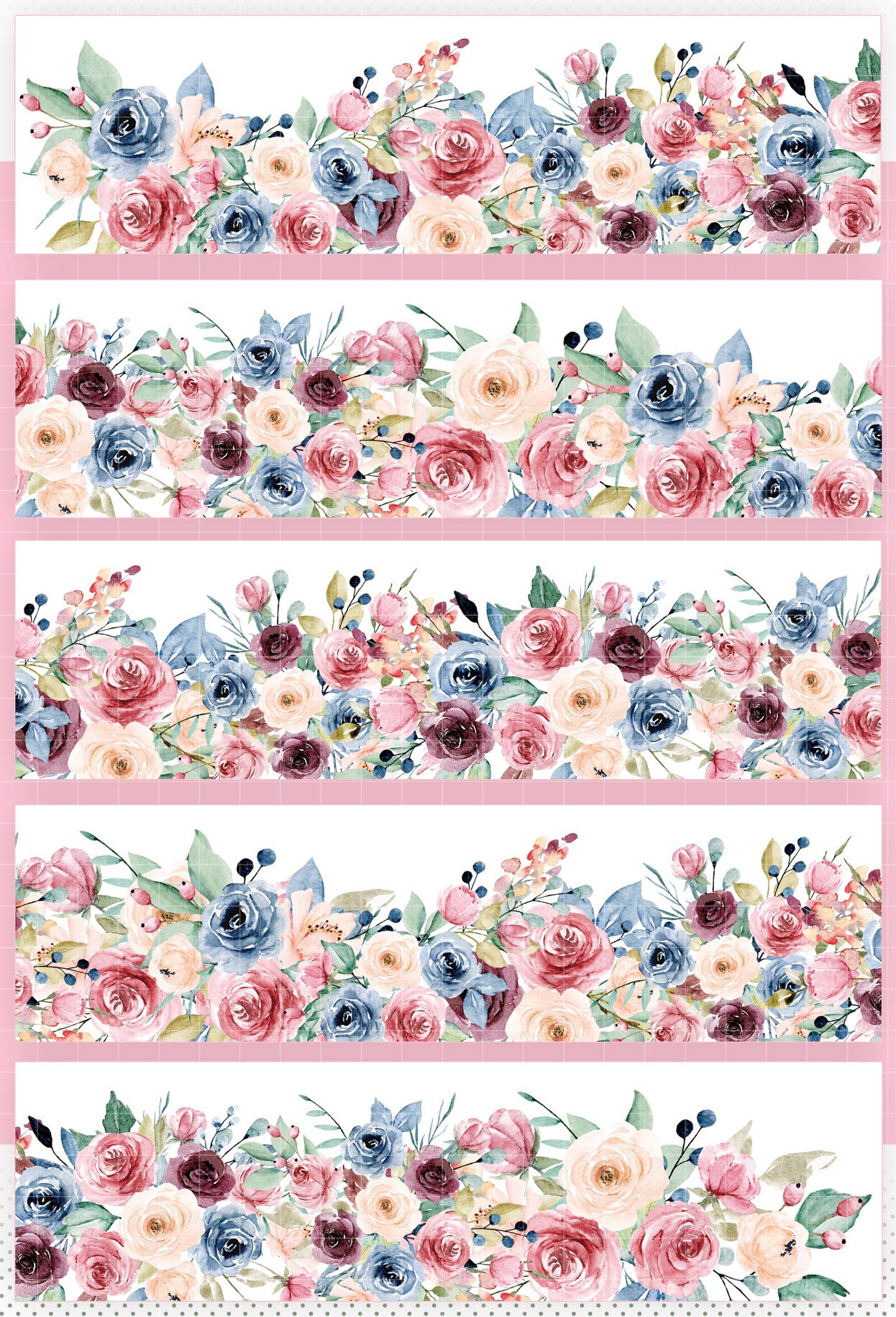 Loop One Sticker GNJ Fantastic | One Loop Sample or Roll PET Tape | Flower Stickers ...