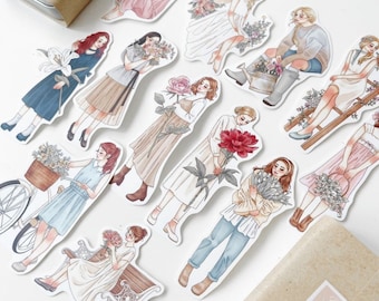 Journal Pages x Windry Bouquets & Trinkets Sticker in Bag 24pcs | Stickers, Junk Journal supplies, planner sticker, Scrapbooking