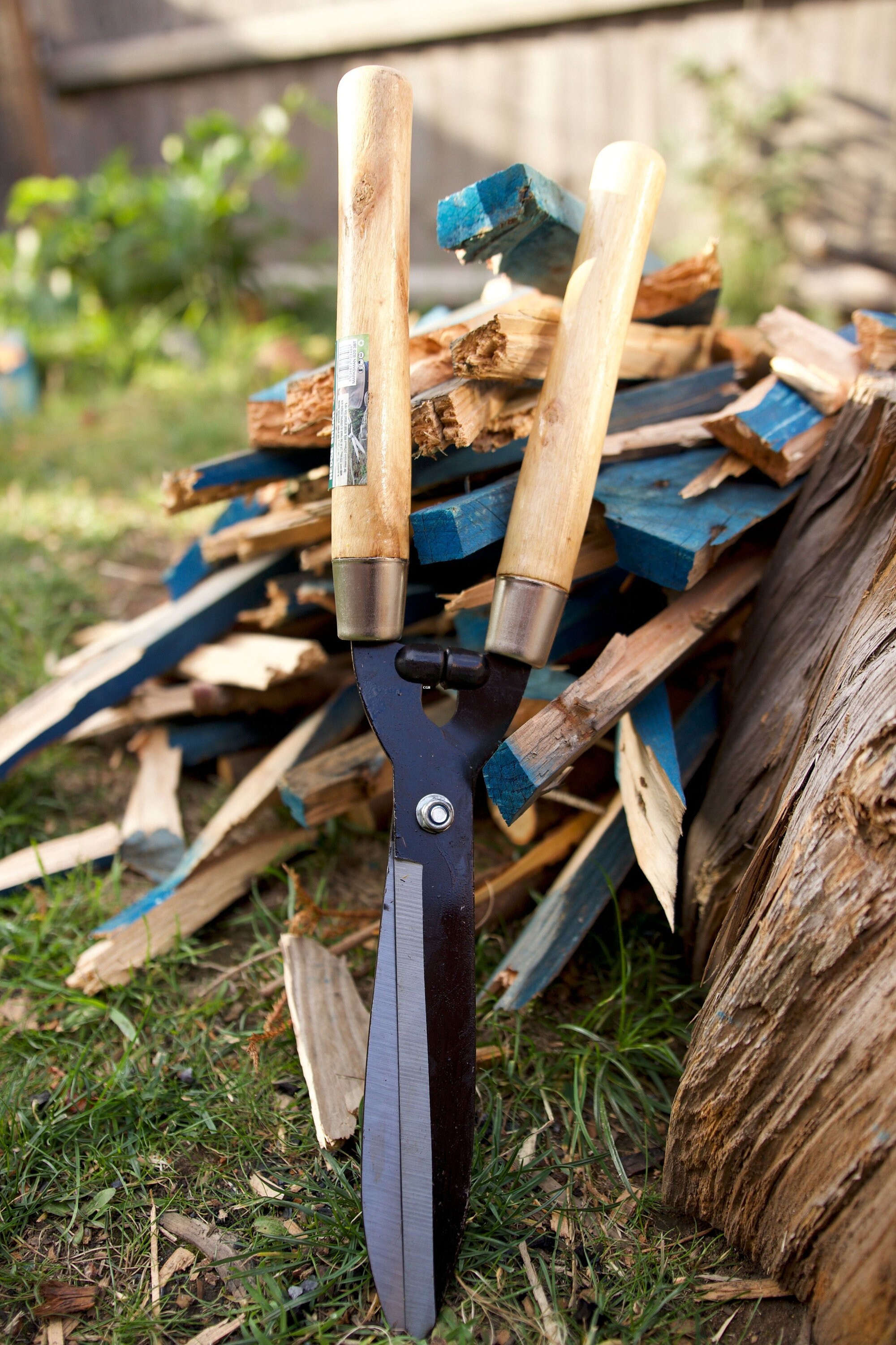 Garden Shears Wooden Handle Cutting Hedges Grass Shrubs 10 Etsy UK