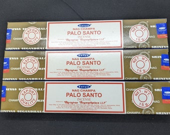 Palo Santo Incense Sticks, Satya Brand Incense Sticks, Palo Santo Wood, Agarbatti, 15g per Box, Free Shipping Canada