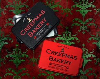 Creepmas Bakery Cake Pan, Personalized Gift, Gothic Bakeware, Gothic Kitchen,9x13 Cake Pan, Baking Pan, Novelty Cake Pan