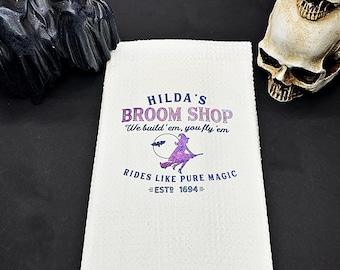 Kitchen towel, Flour sack, Gothic Decor, Wiccan Decor, Wiccan, Gothic kitchen, Wiccan kitchen, Halloween decor, Witch kitchen, Spooky Decor