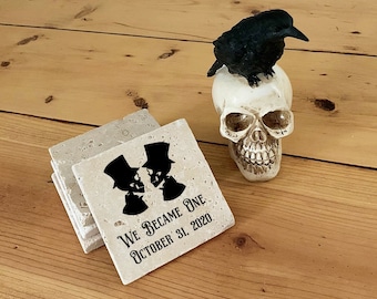 LGBTQ wedding gift, Gift for gay couple, Queer Wedding Gift, Custom Coasters, Anniversary Gift, Personalized Gift