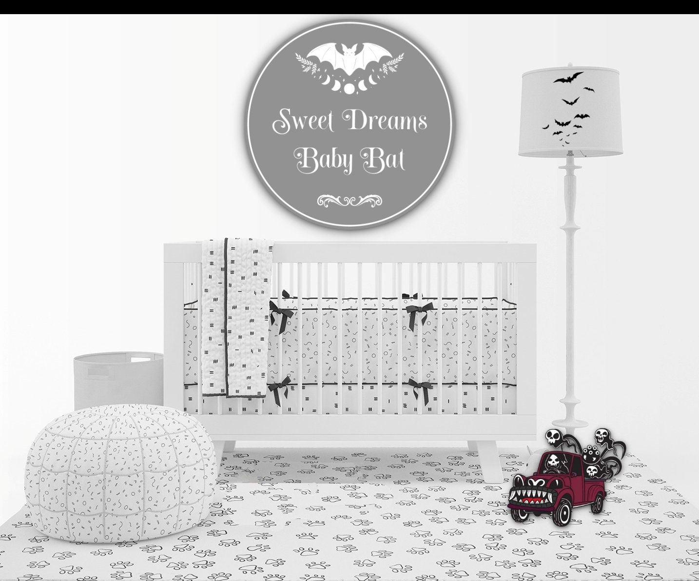 Gothic baby crib online