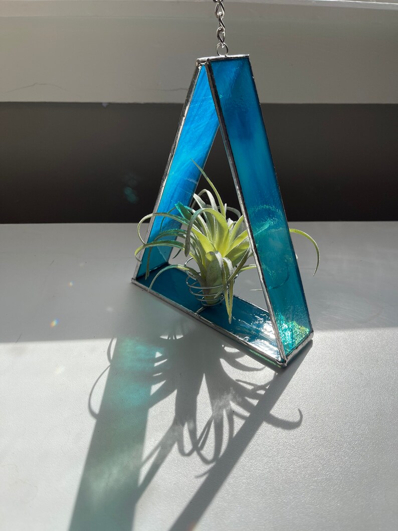 Stained Glass Air Plant Holder Etsy