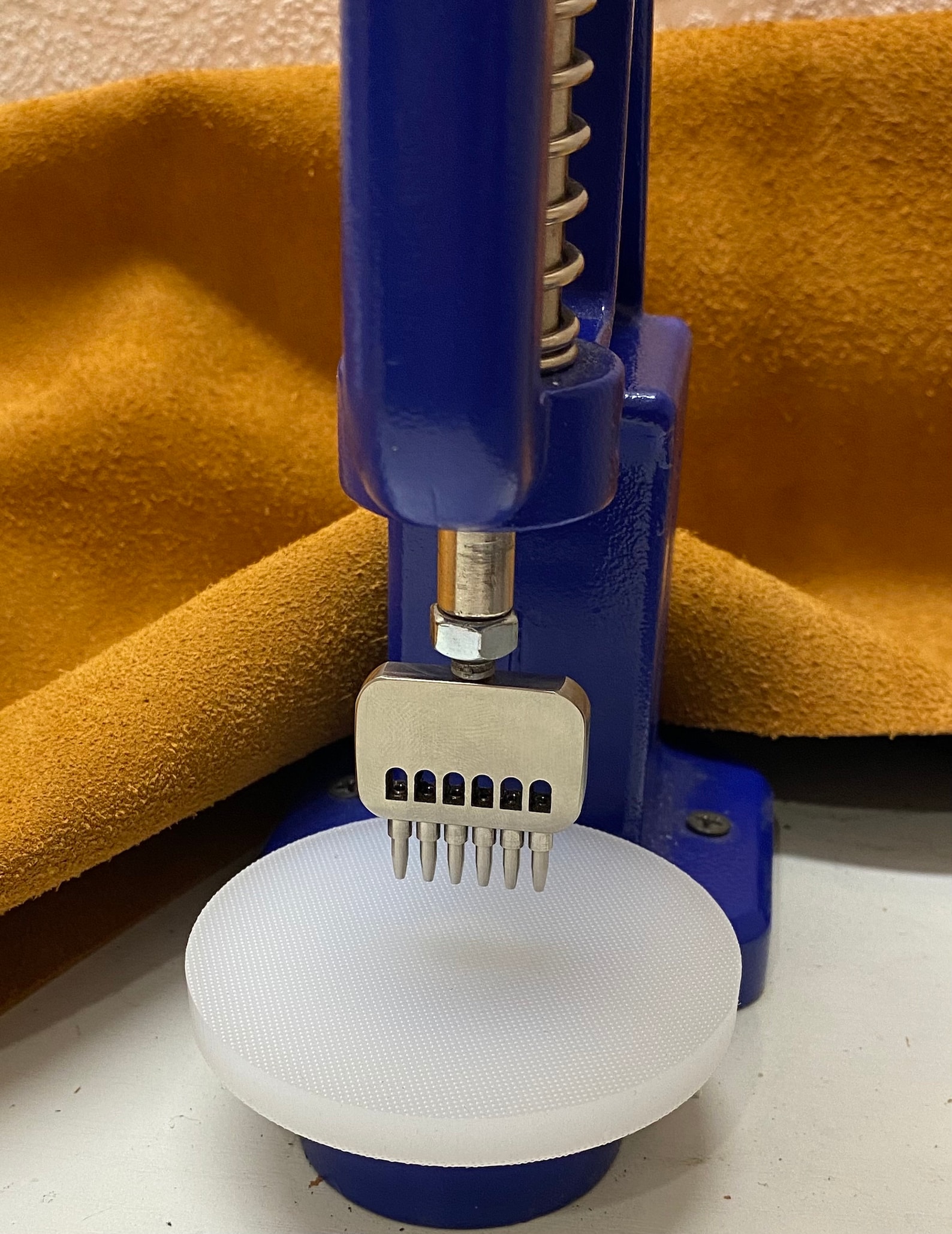 Leather Stitching Hole Punch Tool Craft 4mm 6 Prong stainless Etsy