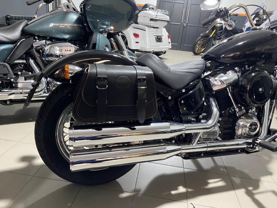 Leather saddlebag for HarleyDavidson Softail 20182020 Set Etsy