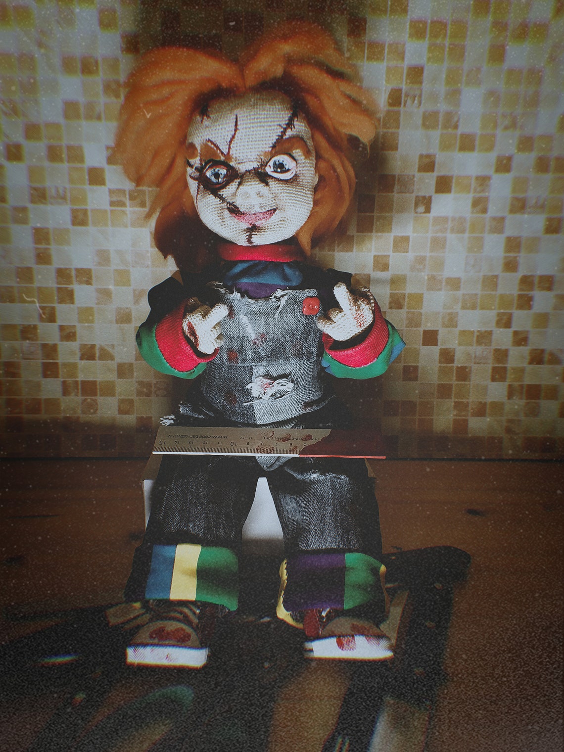 Child Play Movie Creepy Doll Chucky Doll Collection Horror Etsy