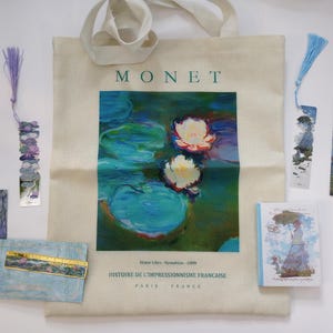 Claude Monet Gift set- 6 items . Impressionist Art