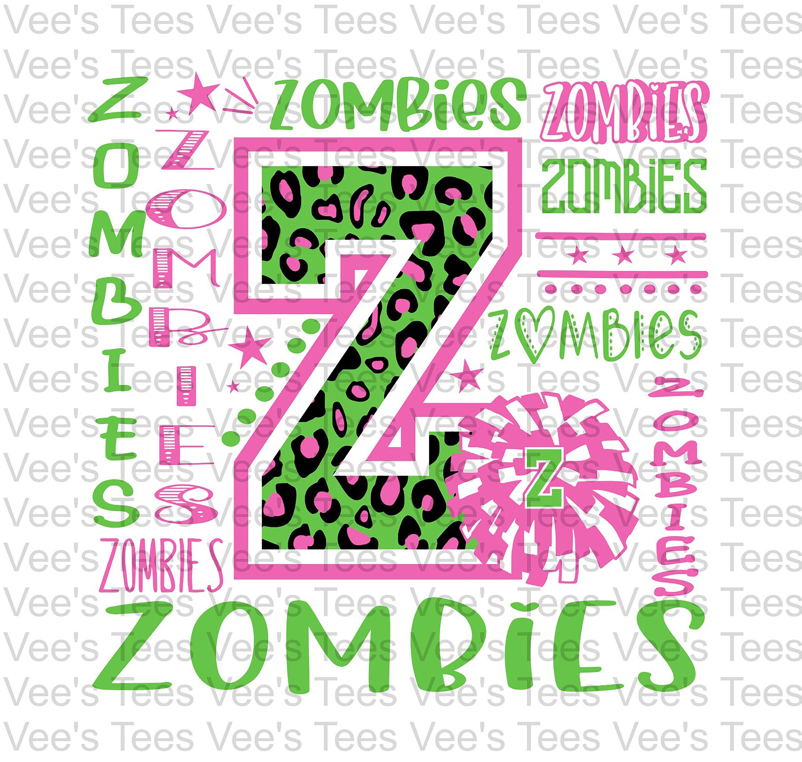 Zombies Movie PNG | Etsy