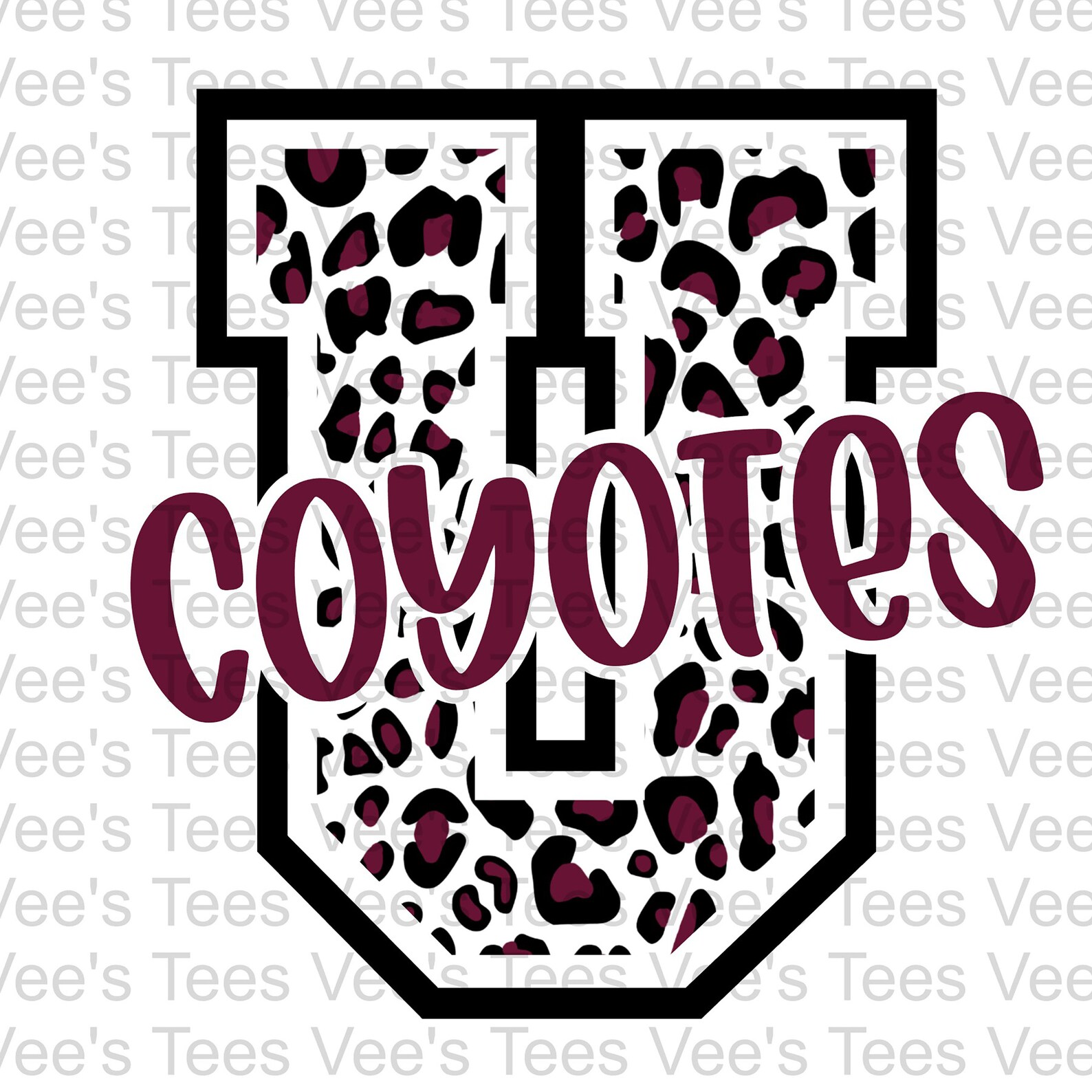 Uvalde Coyotes PNG Etsy